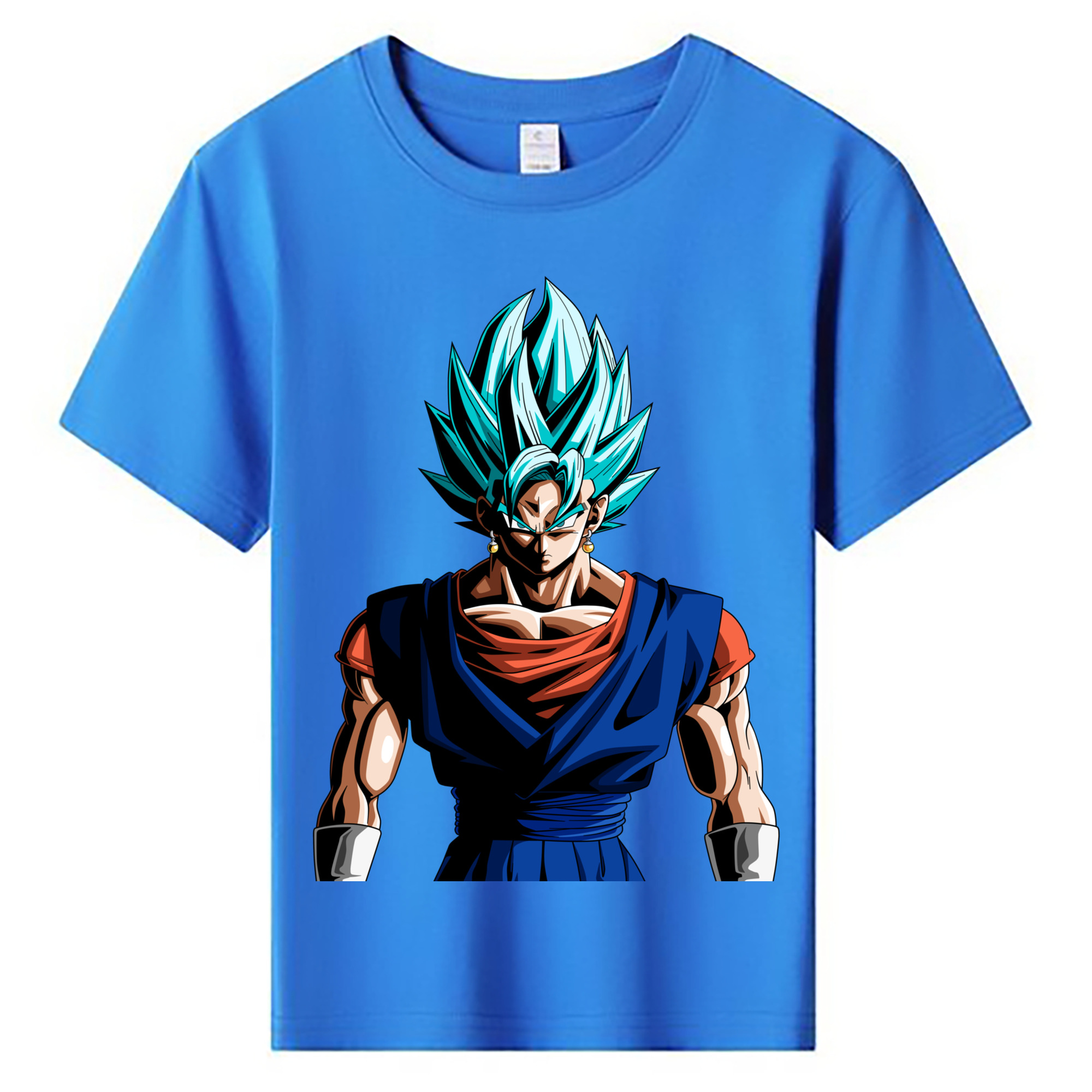 （画像用） ドラゴンボール ベジット DRAGON BALL Vegetto 綿100％キッズTシャツ（フロントプリント）
